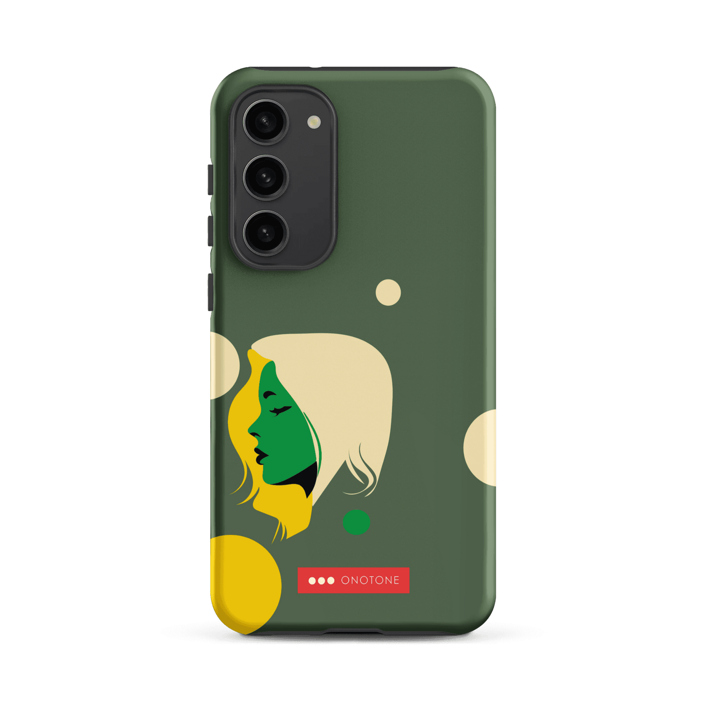 Double Layer Protection Green Modern Samsung Galaxy Case