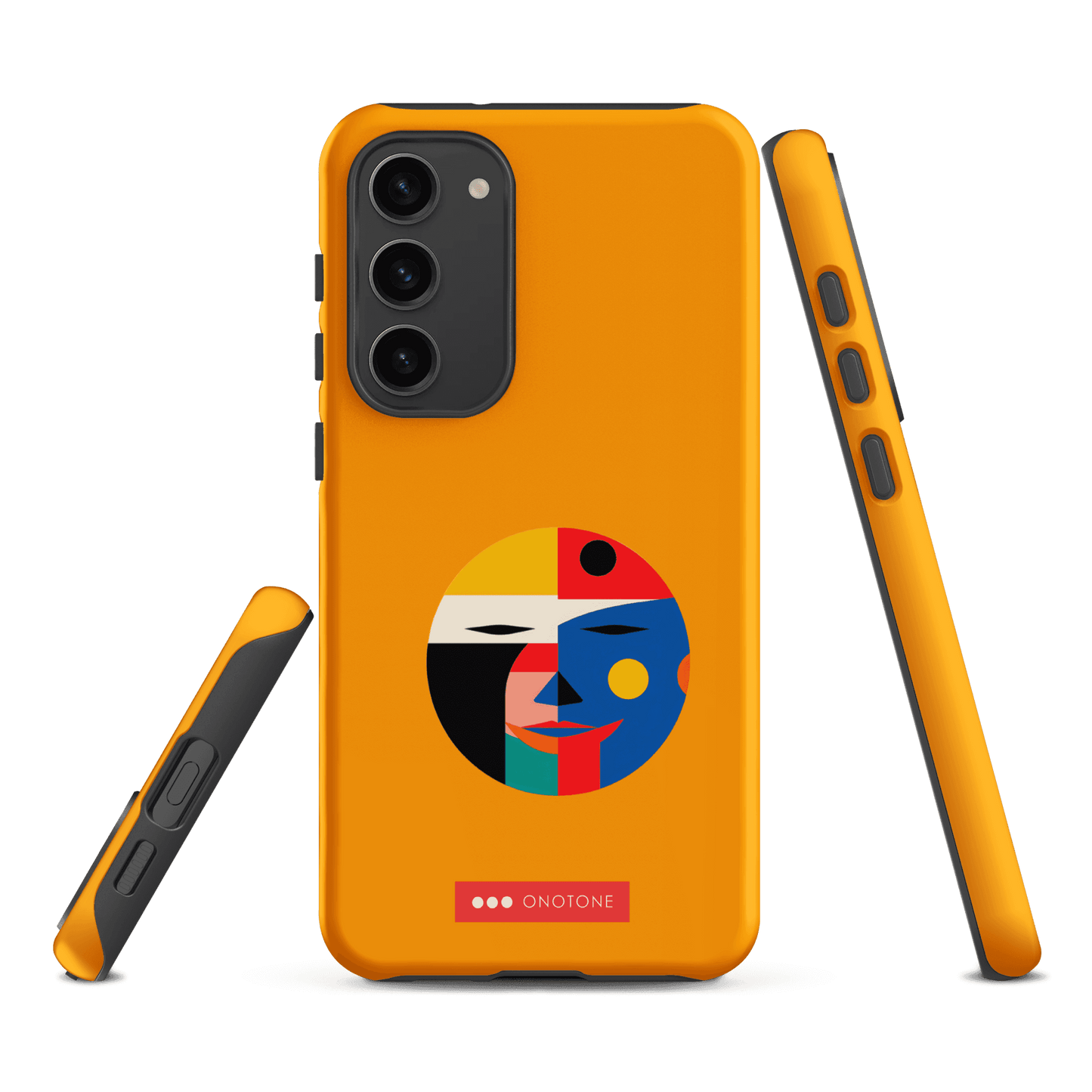 Double Layer Protection Modern Yellow Samsung Galaxy Case