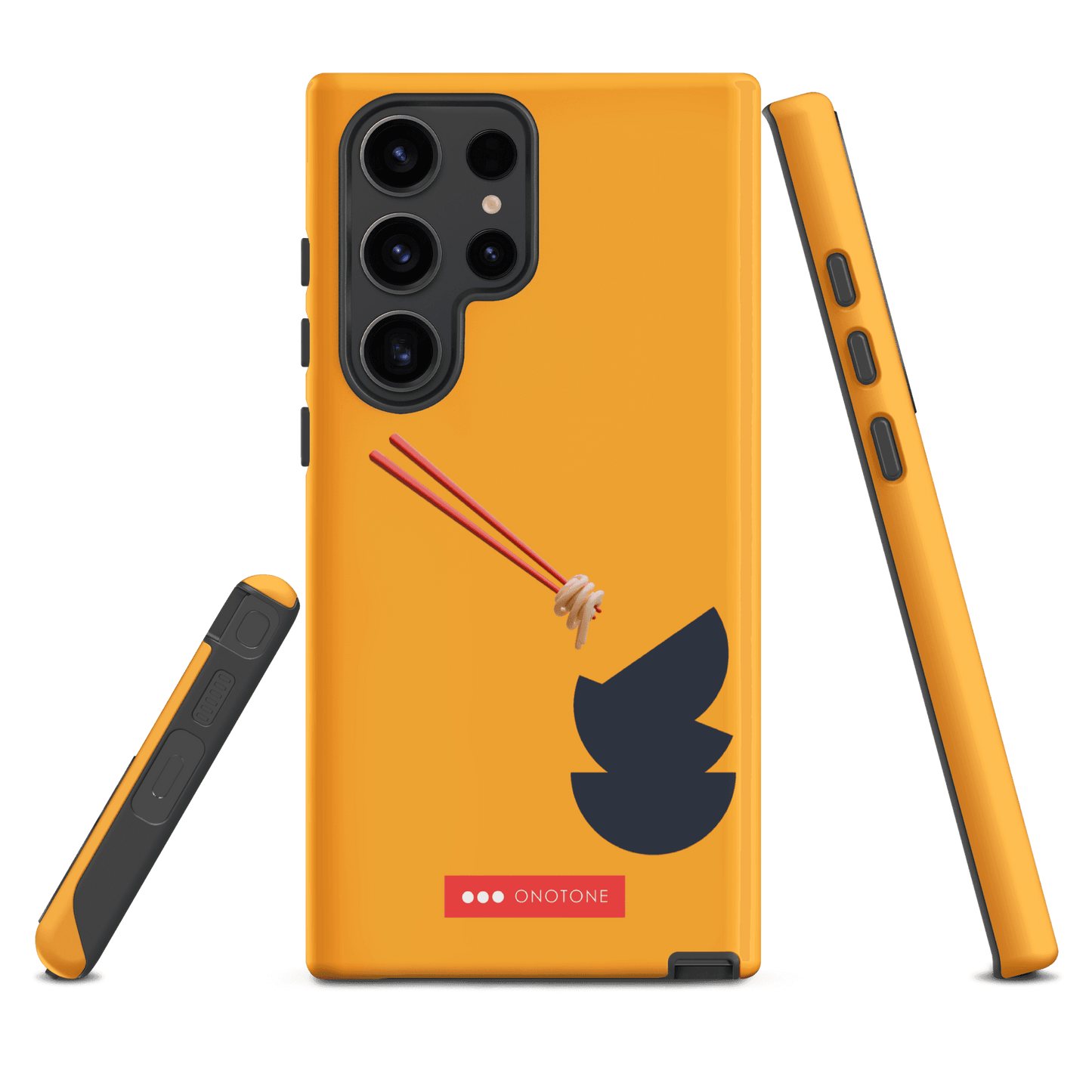 Double Layer Protection Yellow Modern Samsung Galaxy Case