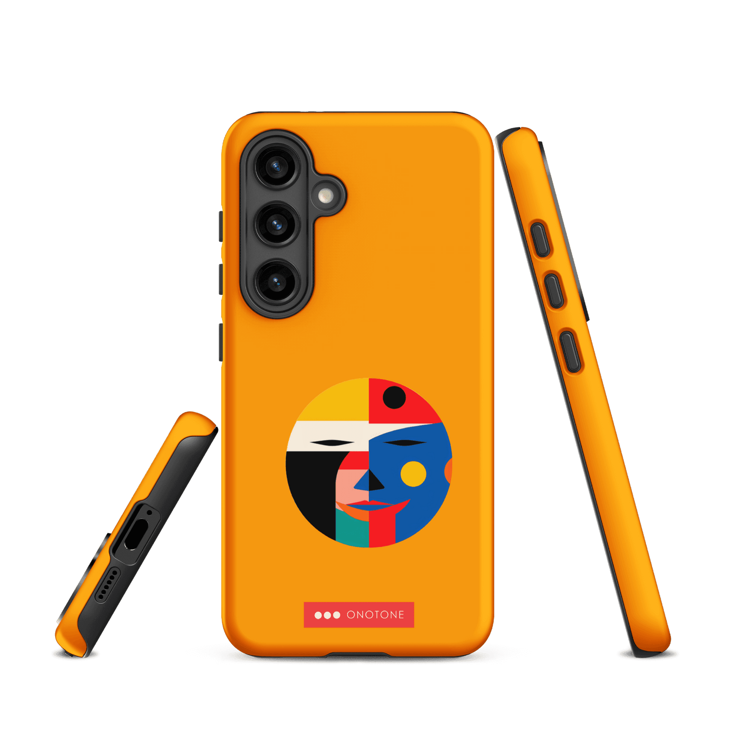 Double Layer Protection Modern Yellow Samsung Galaxy Case