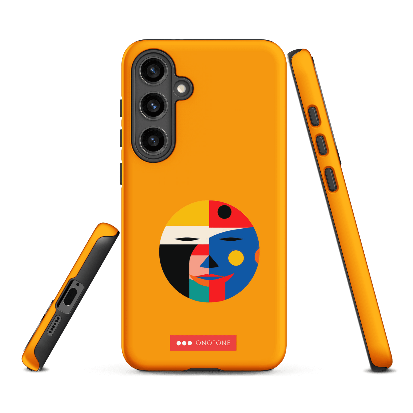 Double Layer Protection Modern Yellow Samsung Galaxy Case