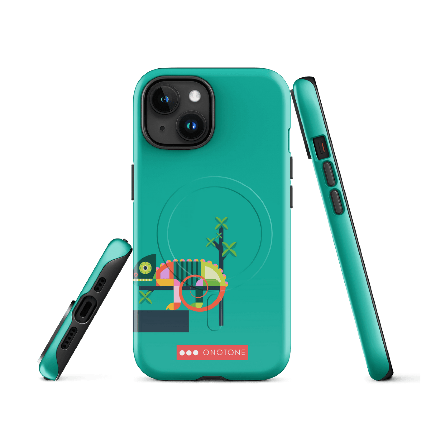 Dual Layer green modern iPhone® Case ( MD-2569)