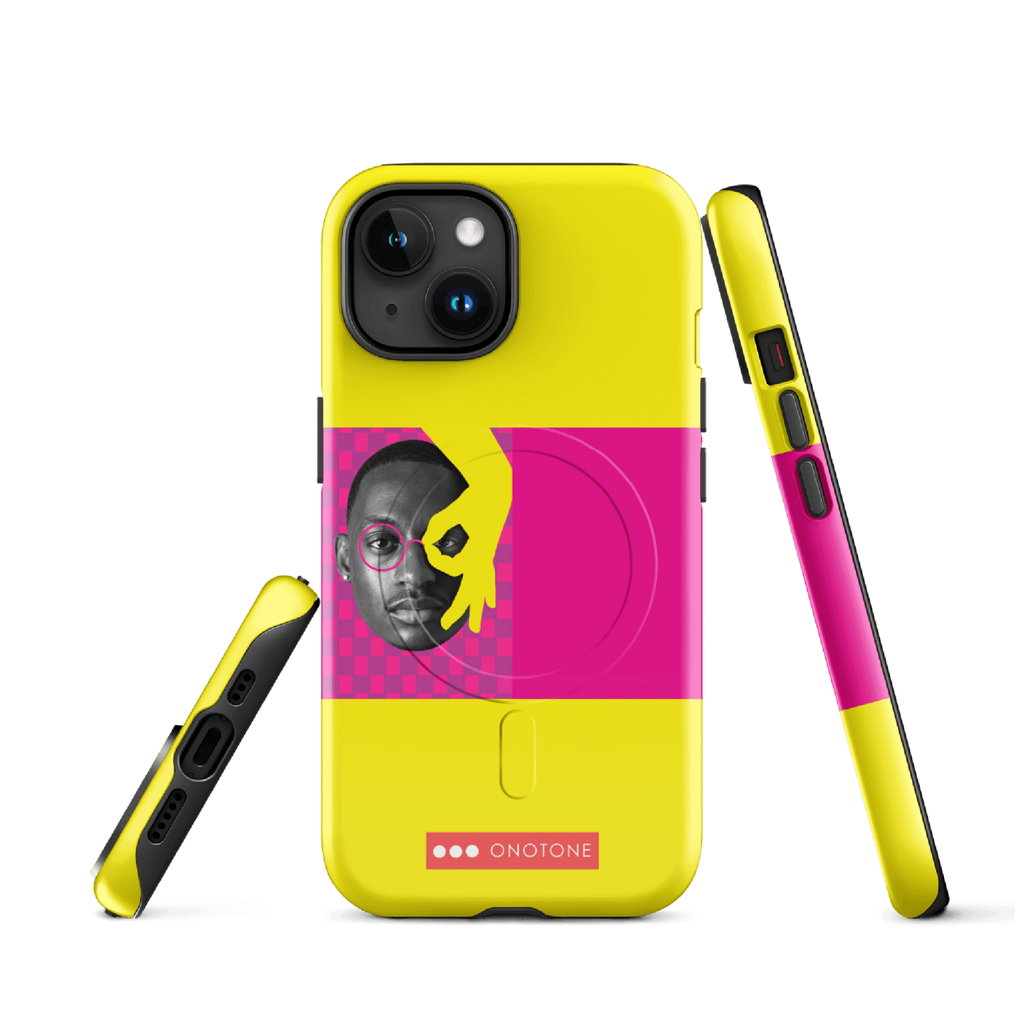 Dual Layer yellow modern iPhone® Case ( MD-3913)
