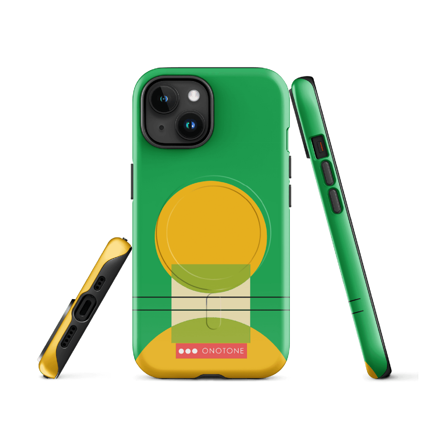 Dual Layer green modern iPhone® Case ( MD-2065)