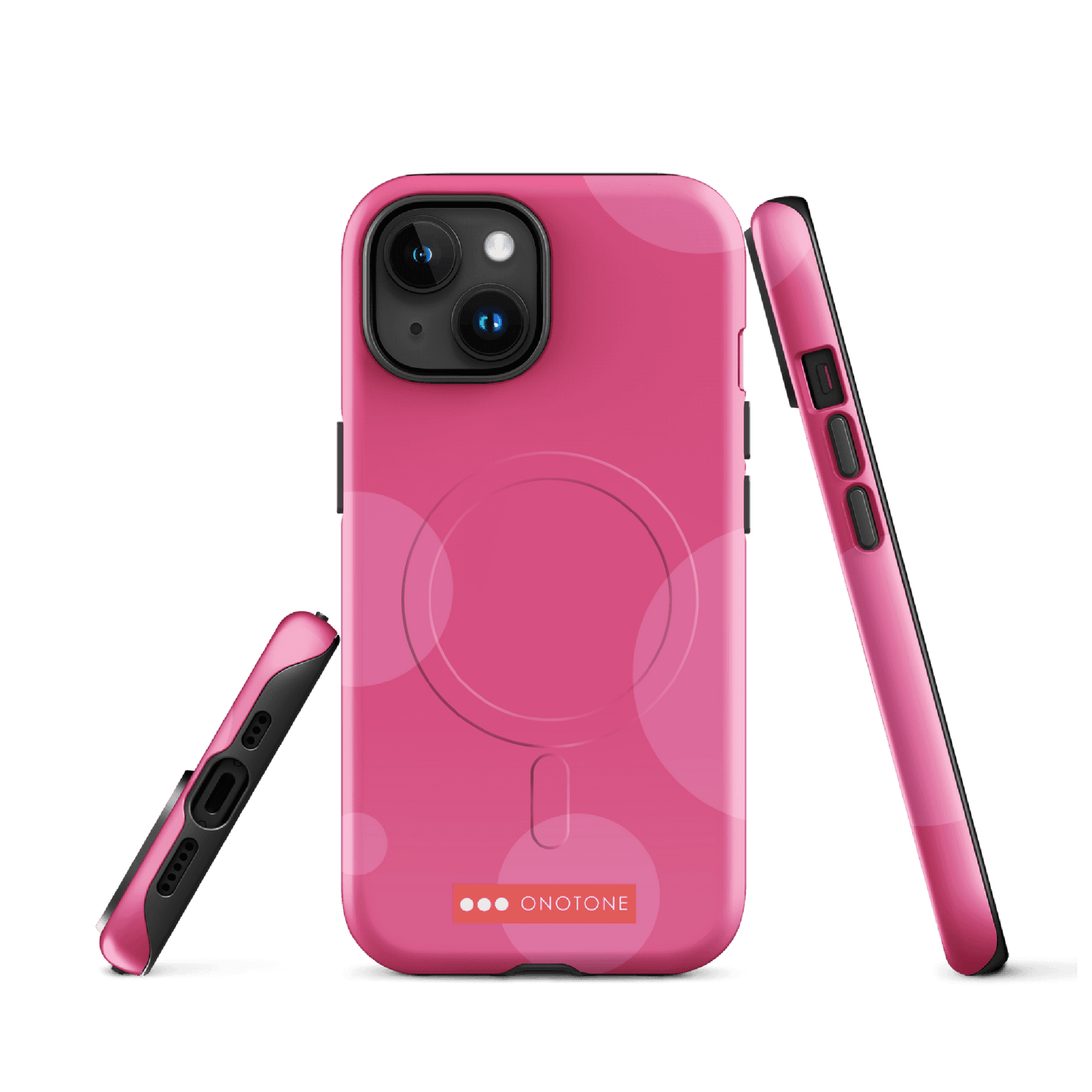 Dual Layer pink modern iPhone® Case ( MD-1729)