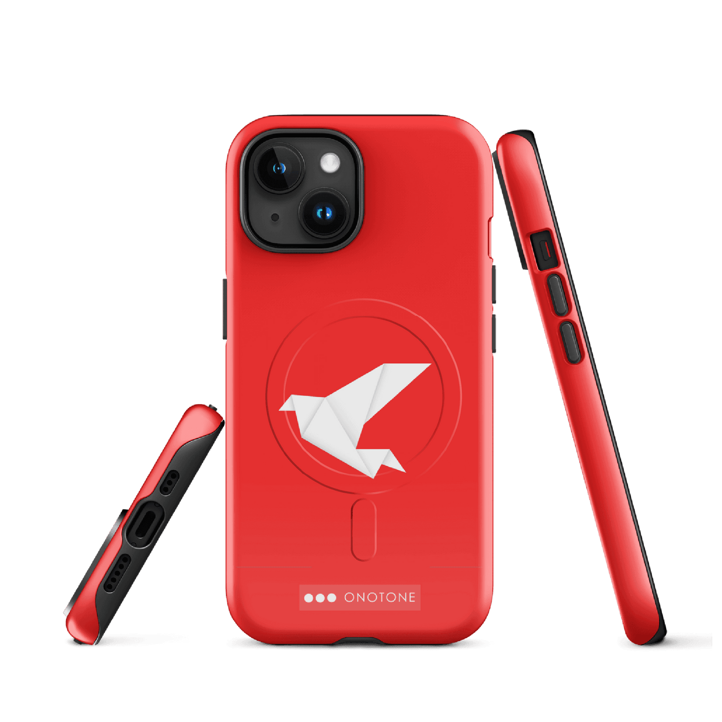 Dual Layer red modern iPhone® Case ( MD-1449)