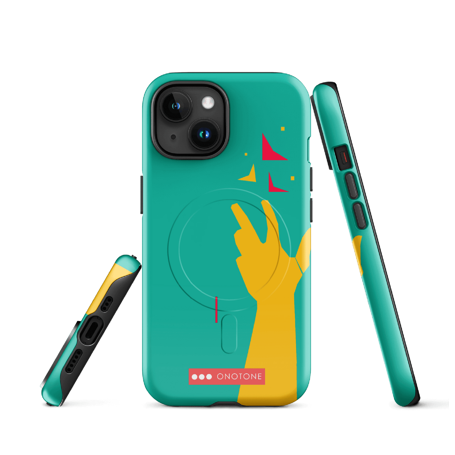 Dual Layer green modern iPhone® Case ( MD-1113)