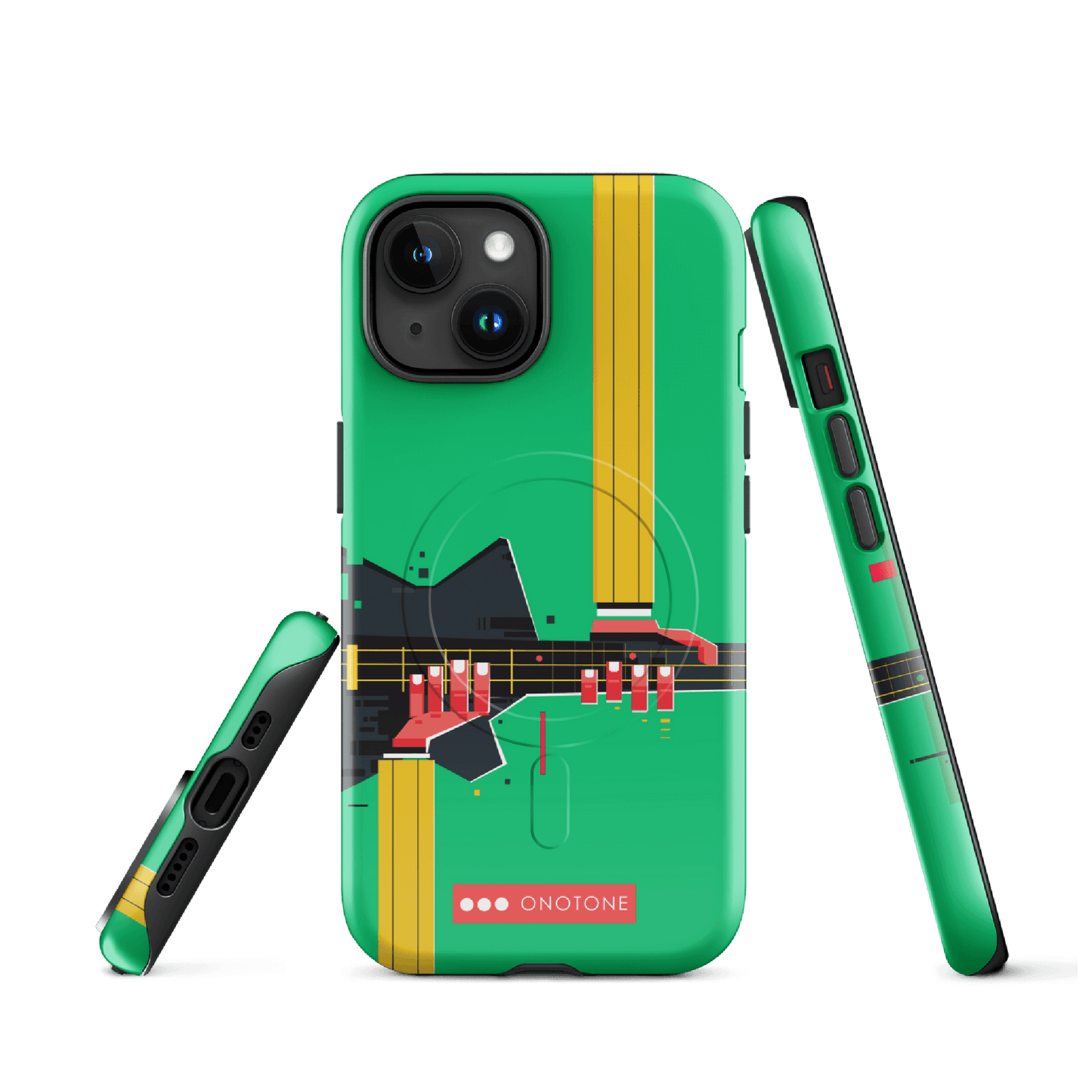Dual Layer green modern iPhone® Case ( MD-1057)