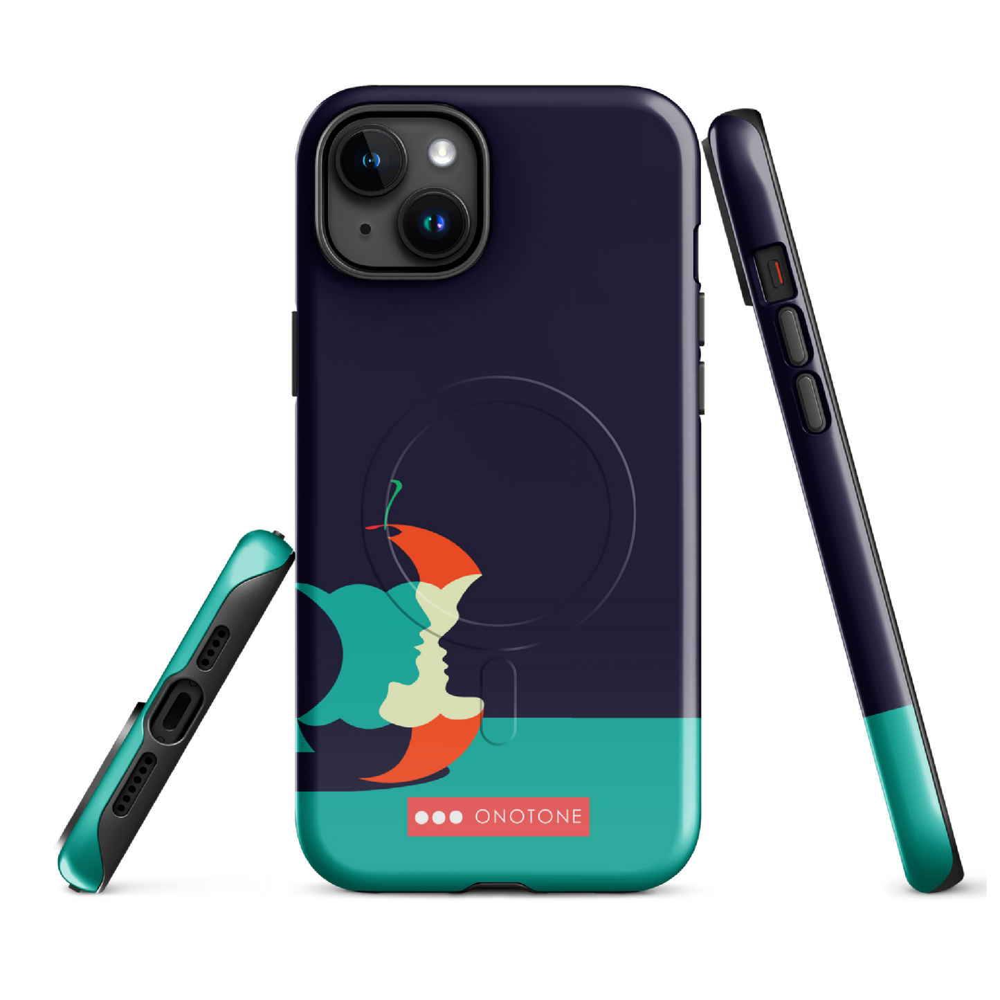 Dual Layer green modern iPhone® Case ( MD-2513)