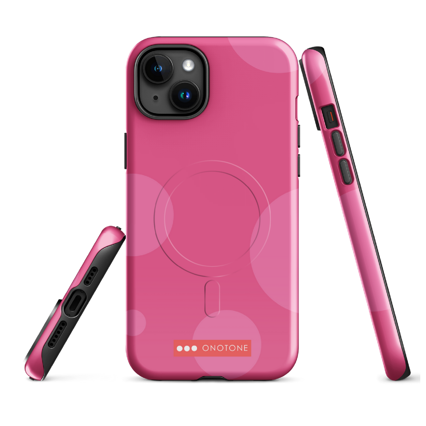 Dual Layer pink modern iPhone® Case ( MD-1729)