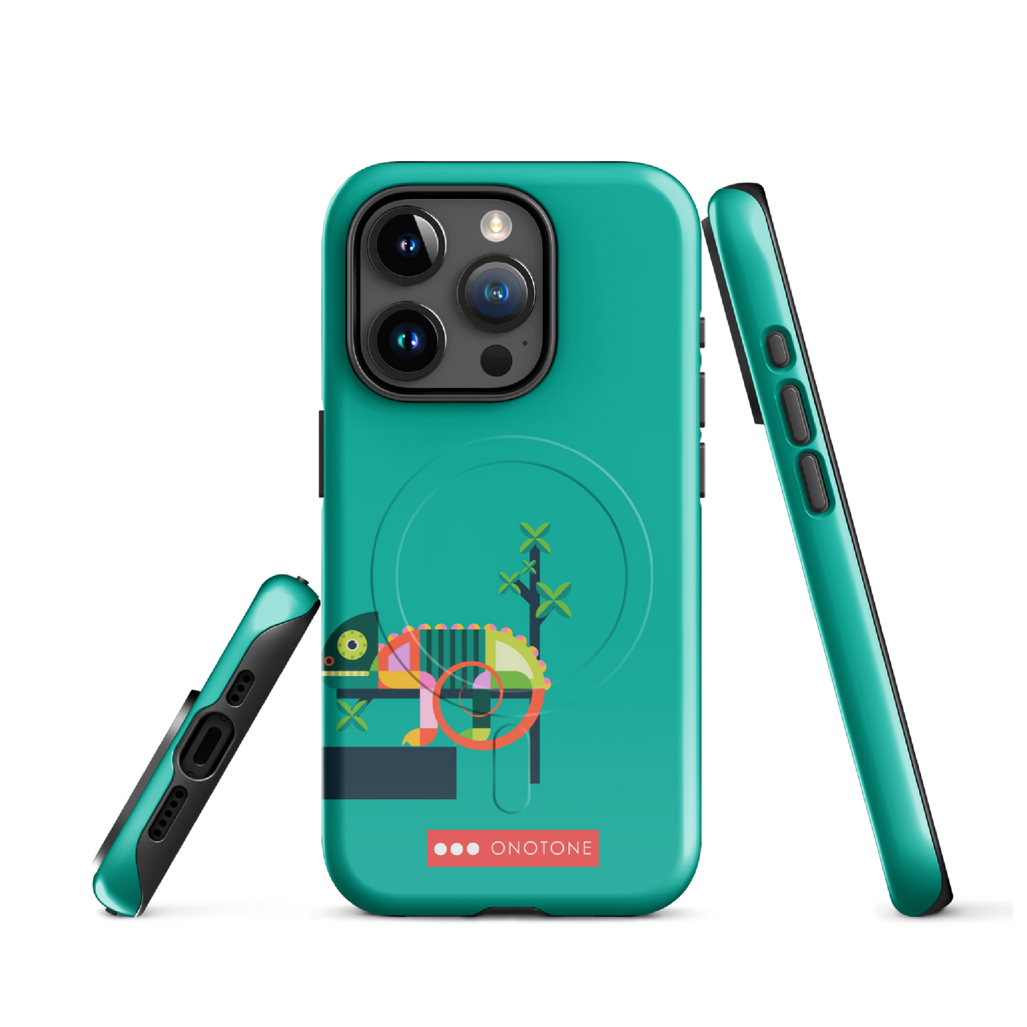 Dual Layer green modern iPhone® Case ( MD-2569)