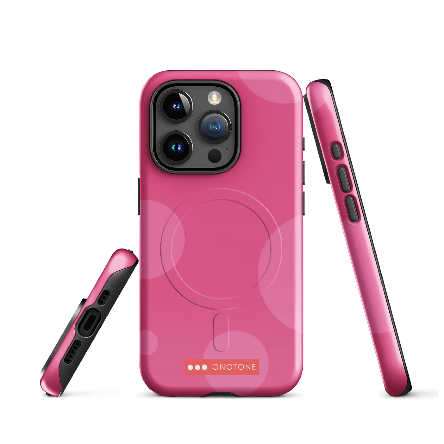 Dual Layer pink modern iPhone® Case ( MD-1729)
