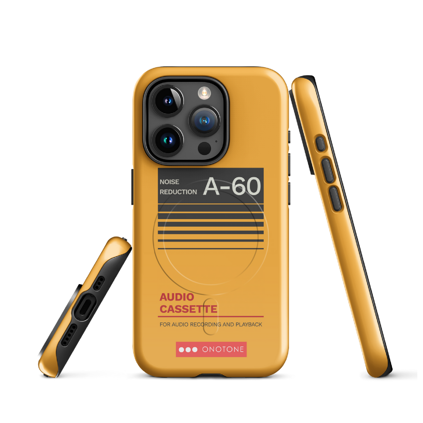 Dual Layer audio casette modern iPhone® Case