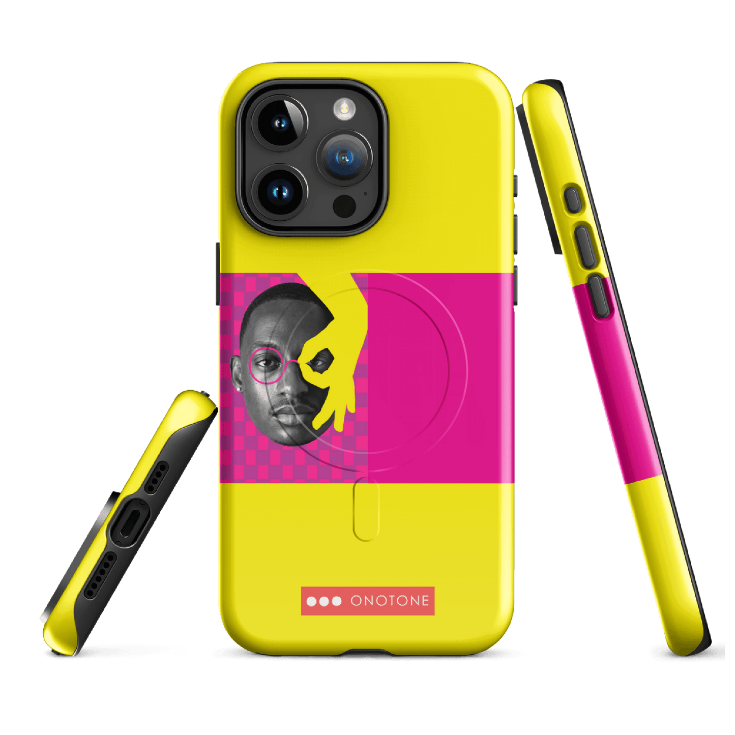 Dual Layer yellow modern iPhone® Case ( MD-3913)