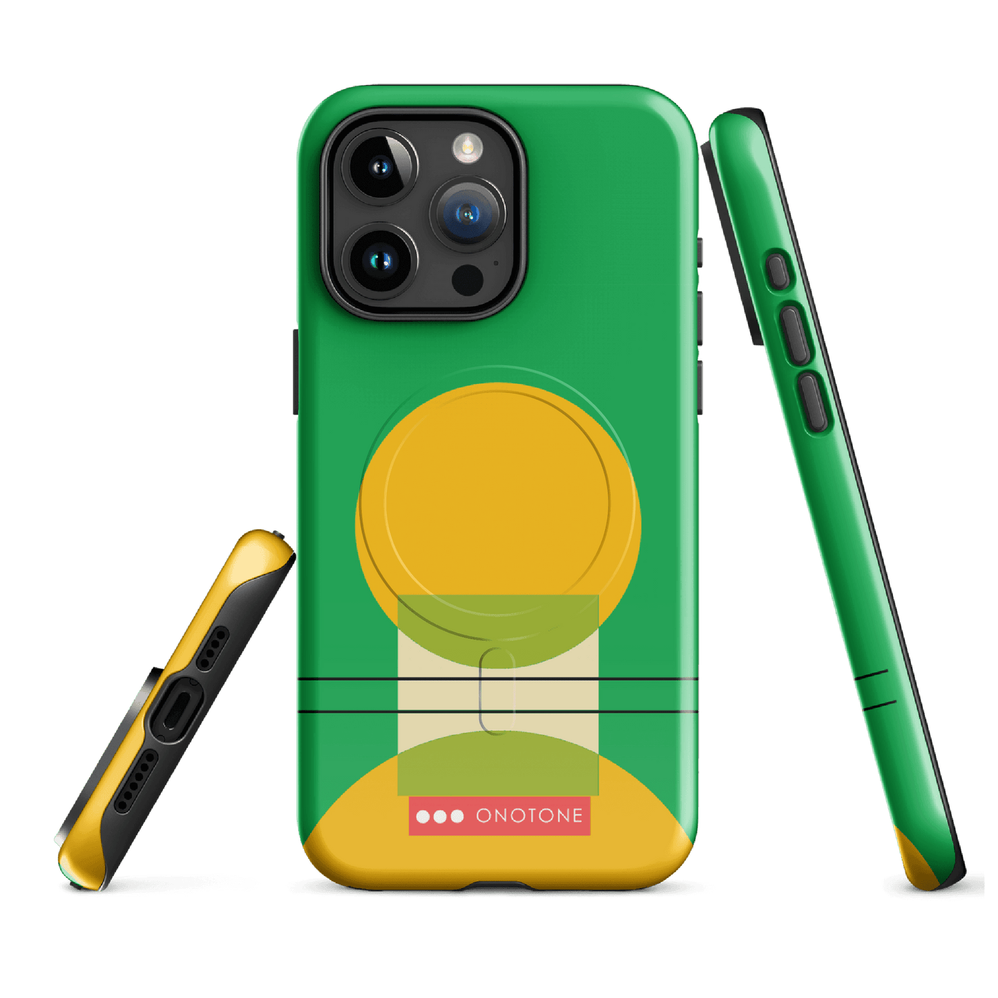 Dual Layer green modern iPhone® Case ( MD-2065)