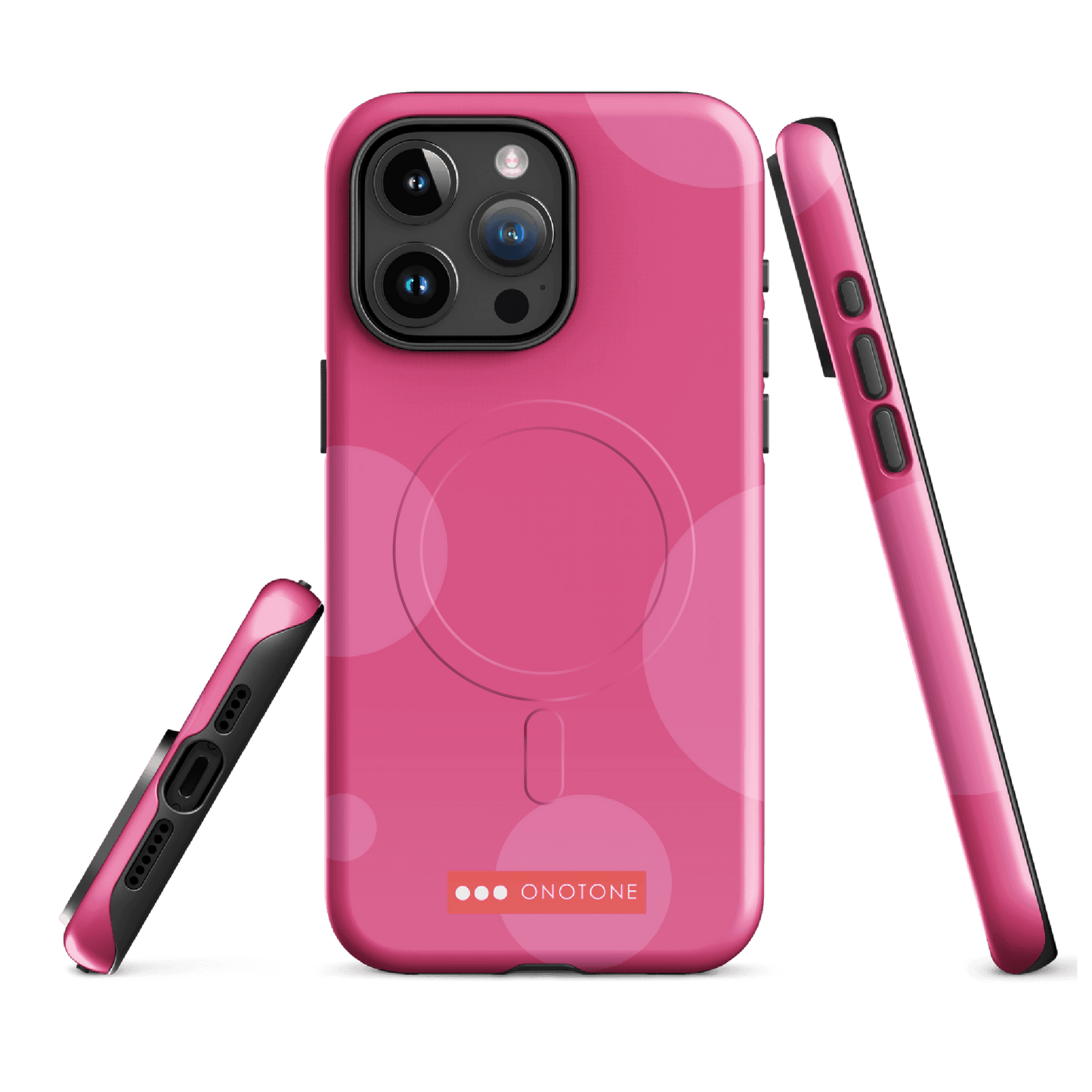 Dual Layer pink modern iPhone® Case ( MD-1729)