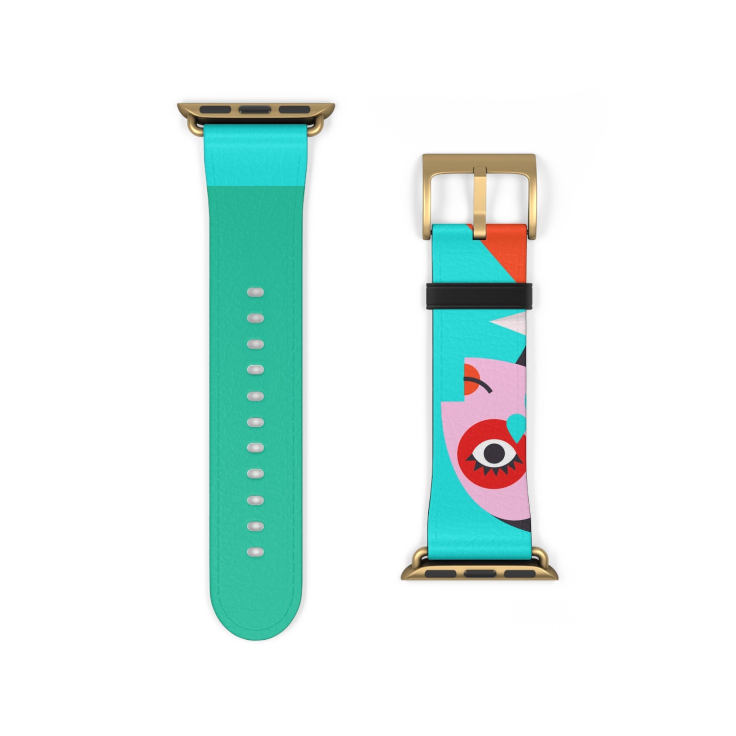 BLUE & GREEN APPLE® WATCH BAND