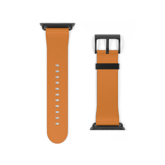 BROWN APPLE® WATCH BAND- PANTONE® 138