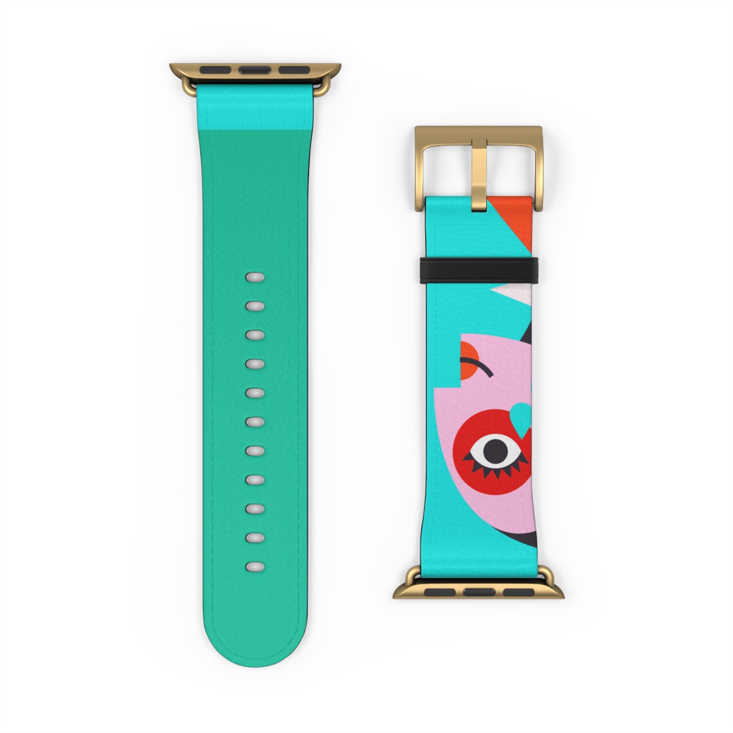 BLUE & GREEN APPLE® WATCH BAND