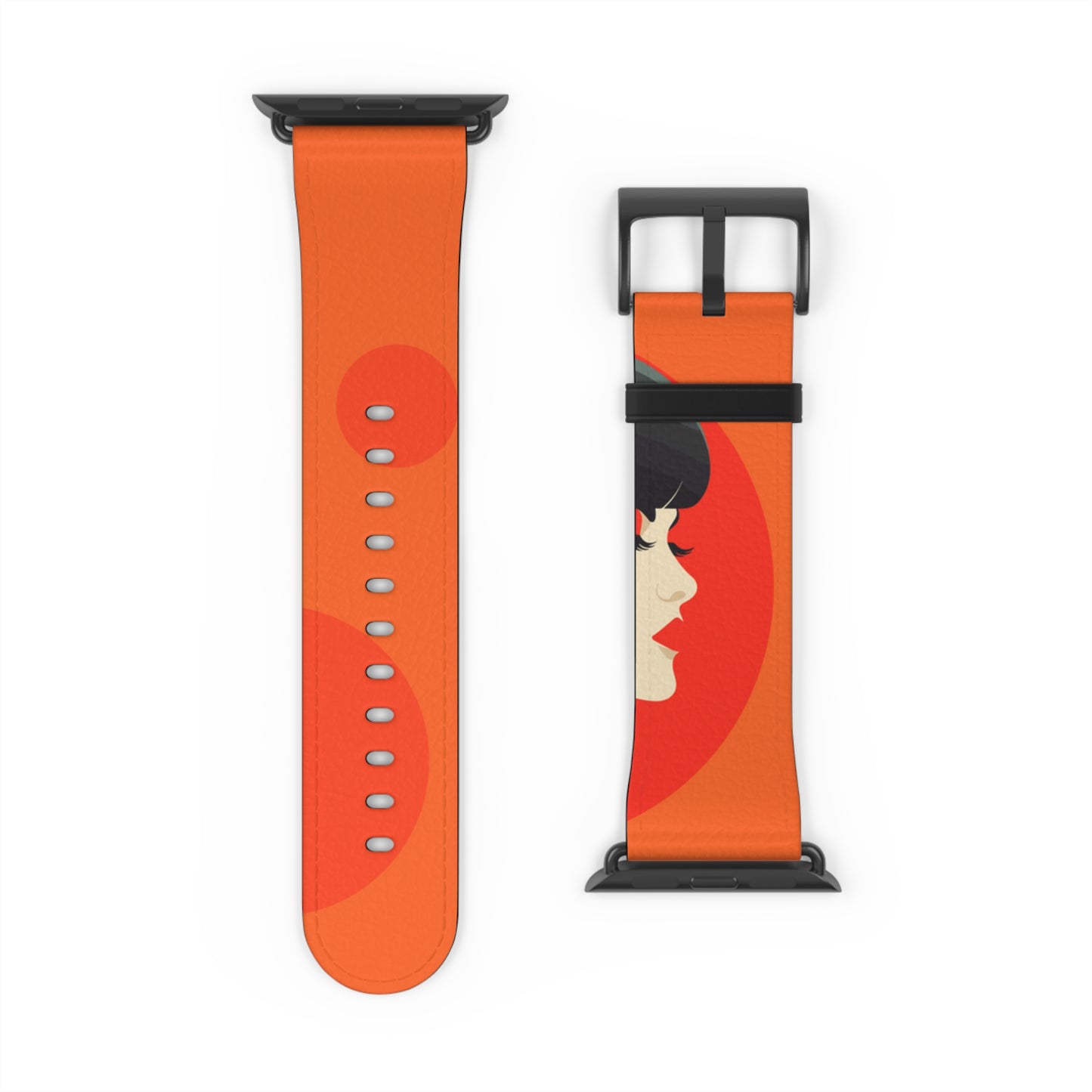 MODERN APPLE® WATCH BAND - ORANGE