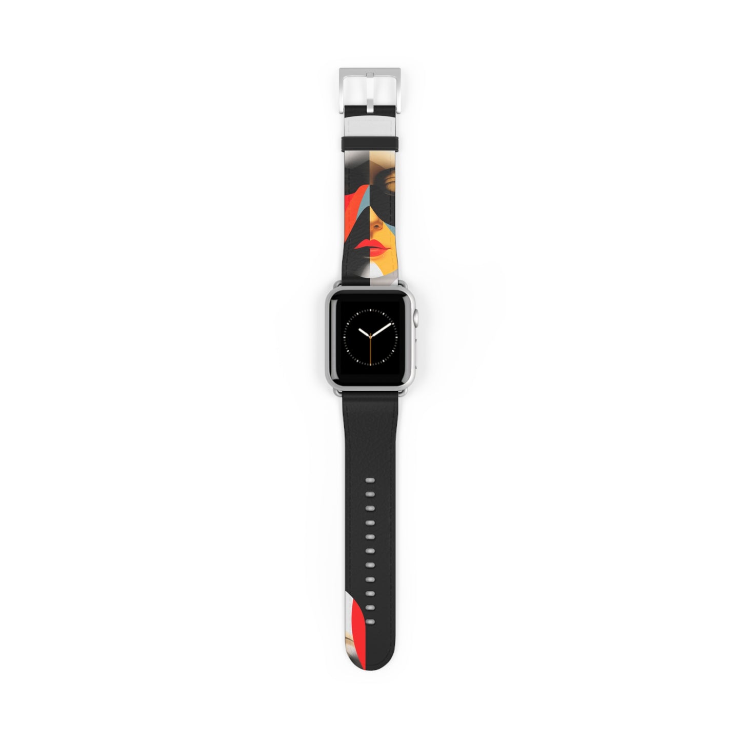 BLACK & RED APPLE® WATCH BAND