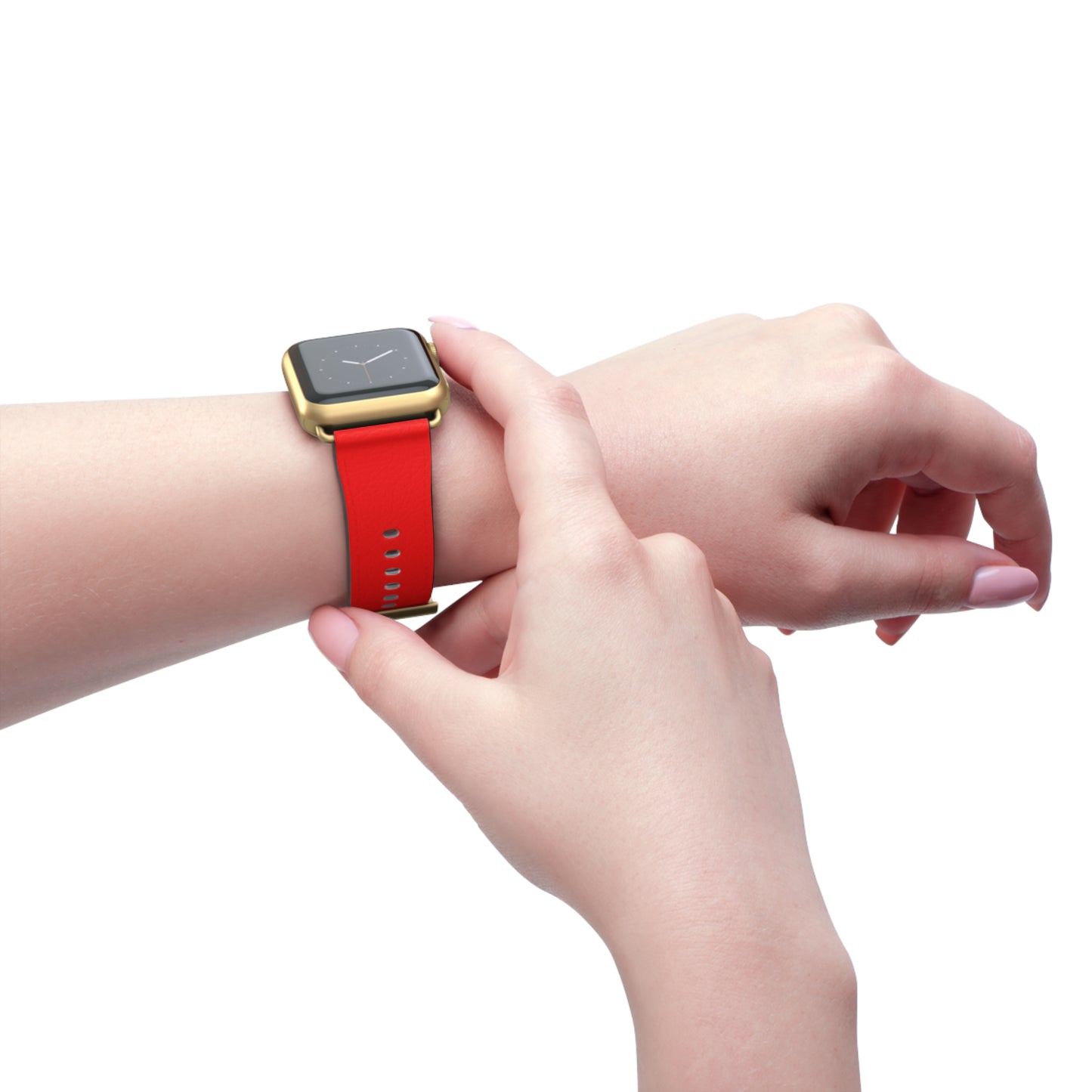 Neon Bright Red Apple®  Watch Band