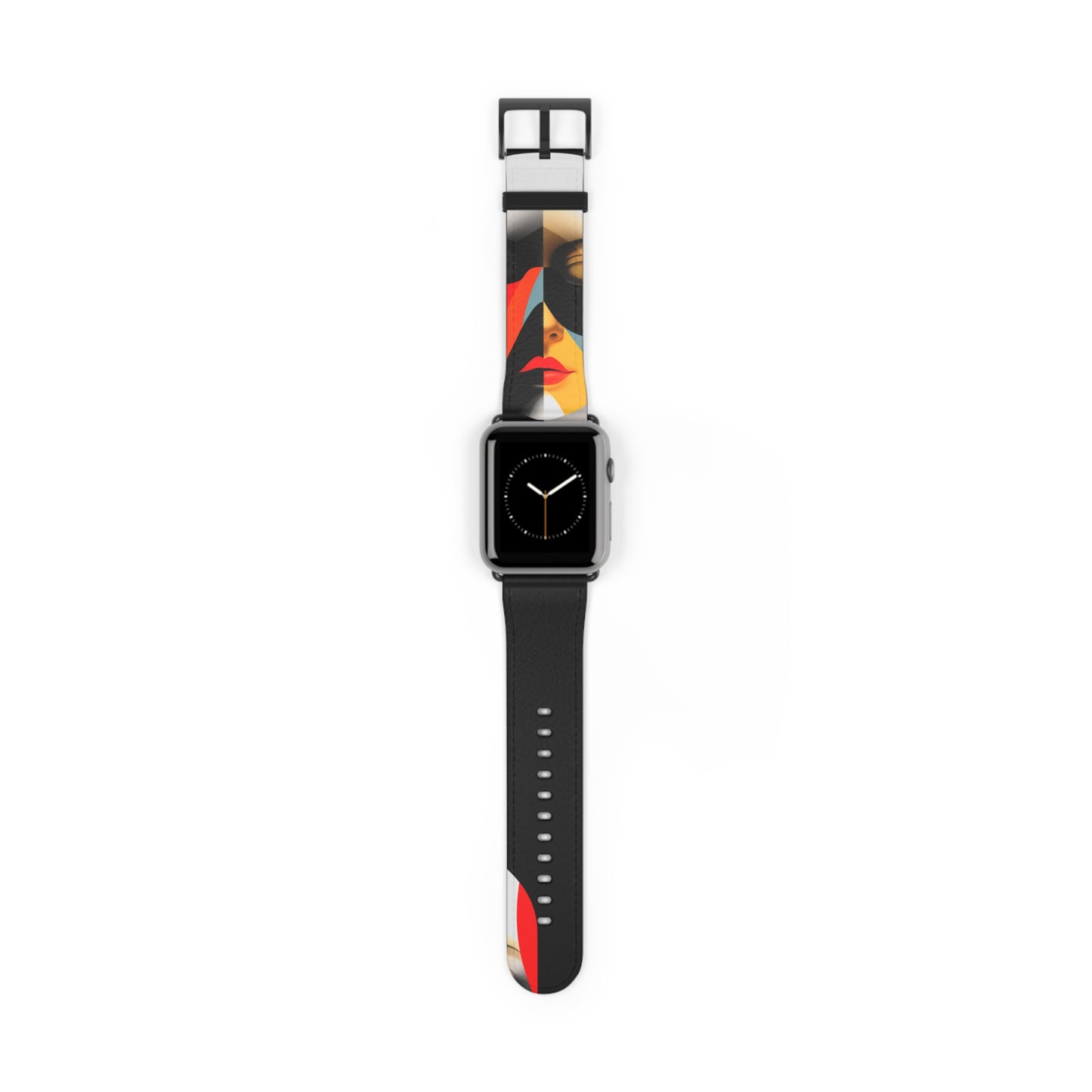 BLACK & RED APPLE® WATCH BAND