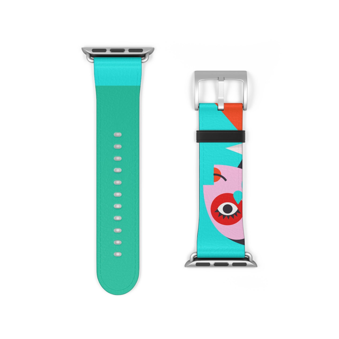 BLUE & GREEN APPLE® WATCH BAND