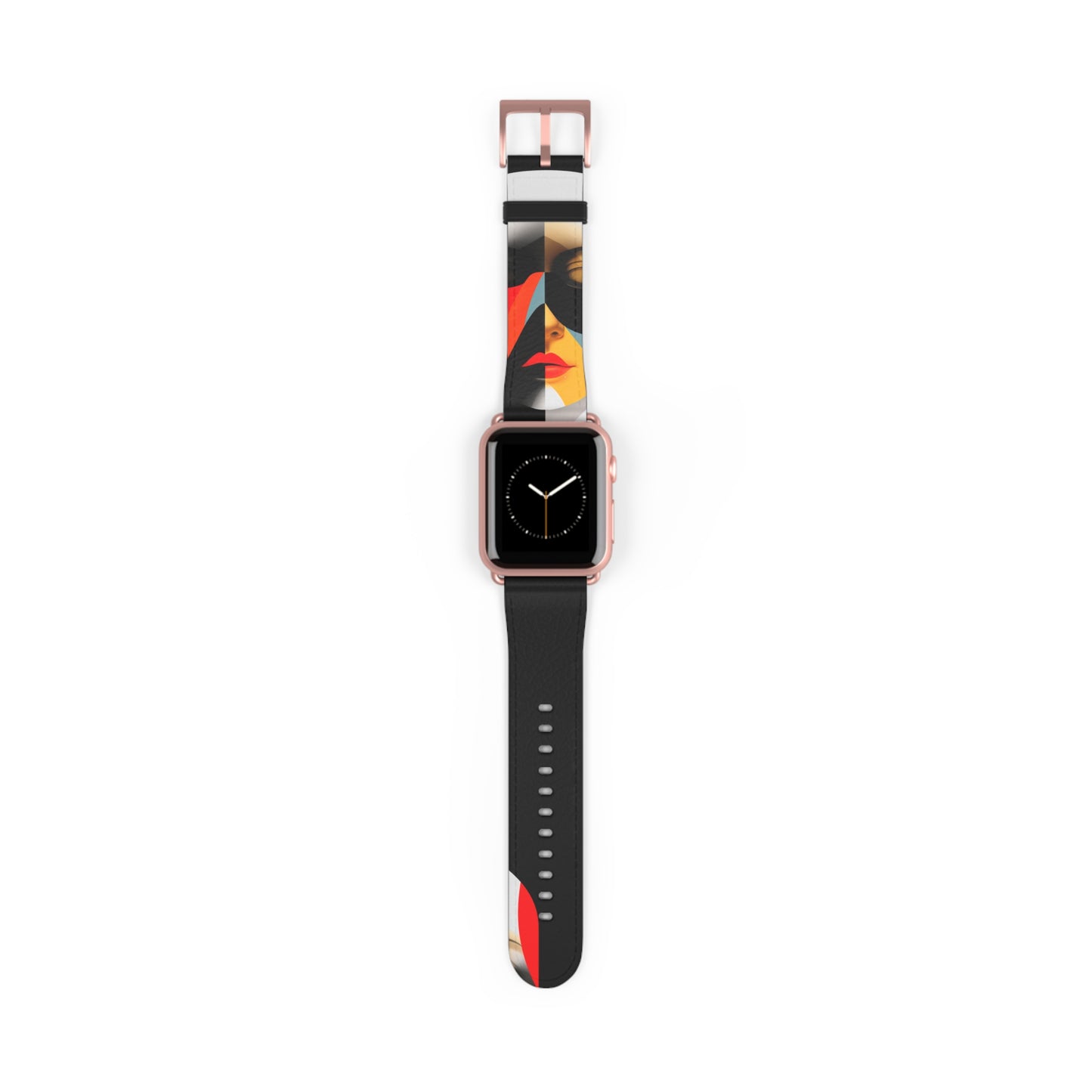 BLACK & RED APPLE® WATCH BAND