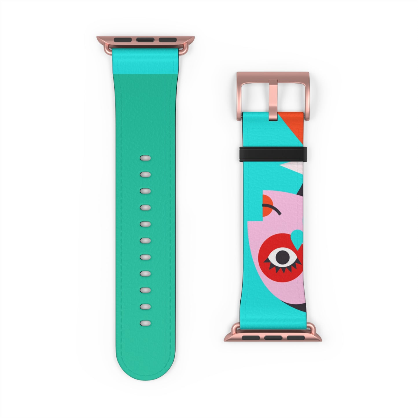 BLUE & GREEN APPLE® WATCH BAND