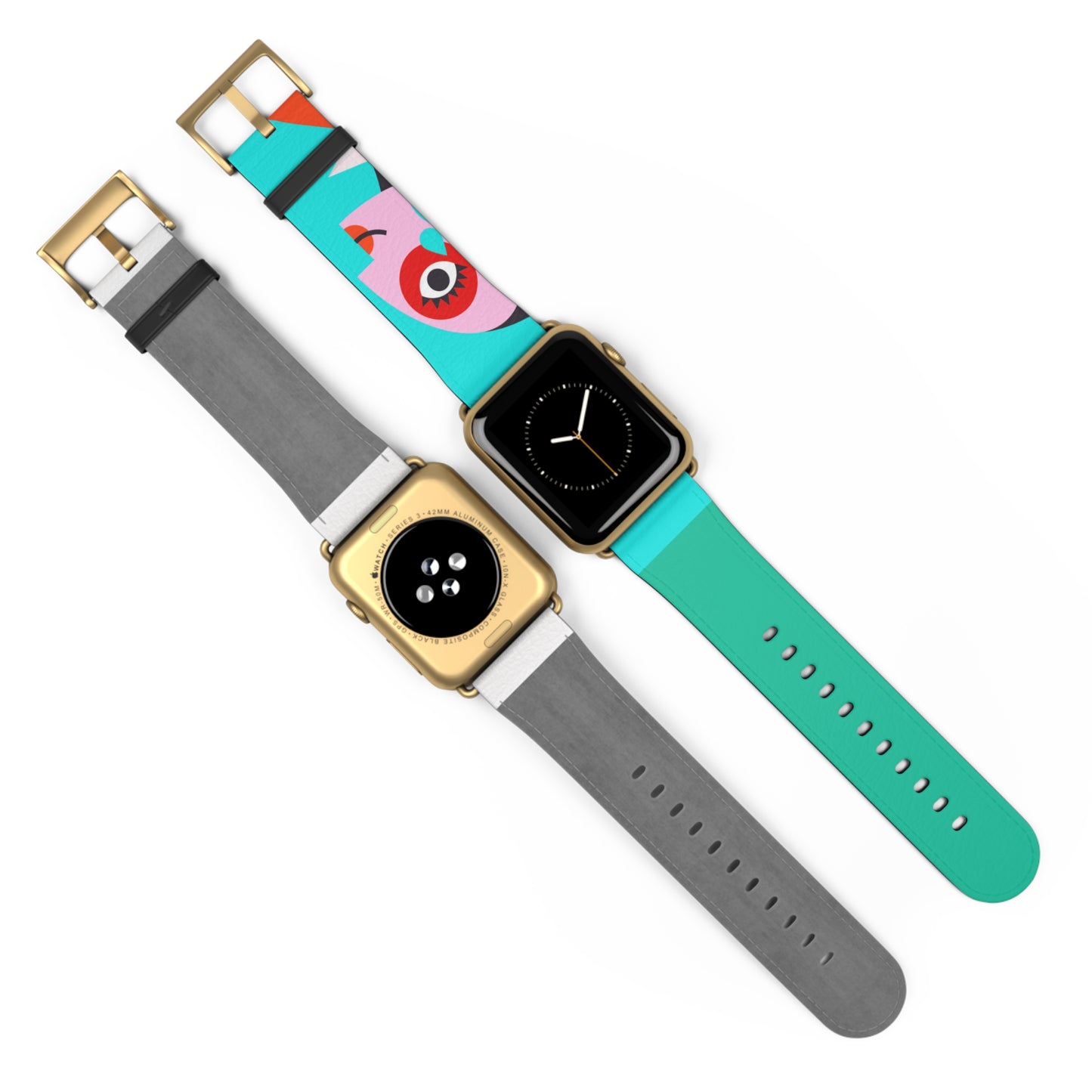 BLUE & GREEN APPLE® WATCH BAND