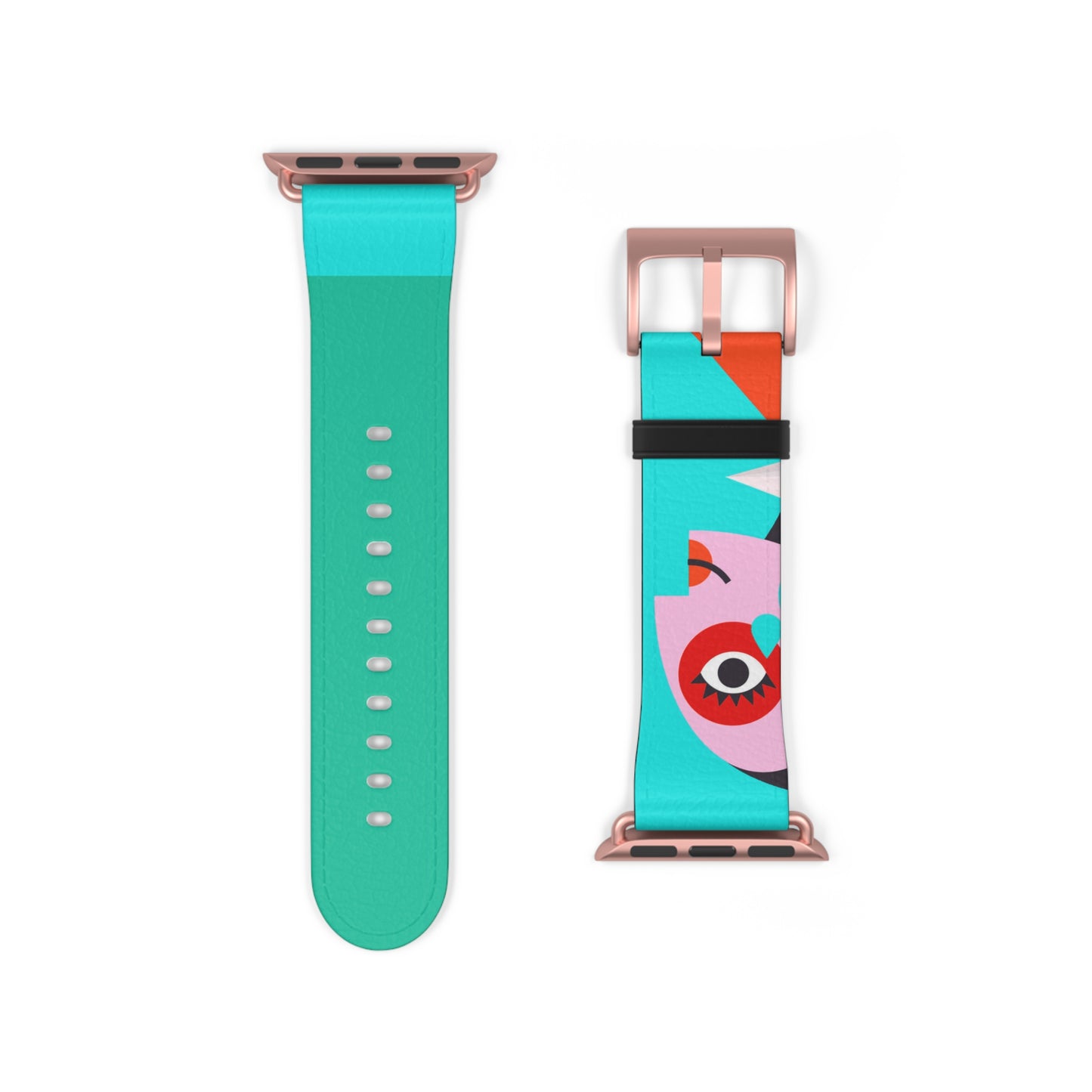 BLUE & GREEN APPLE® WATCH BAND