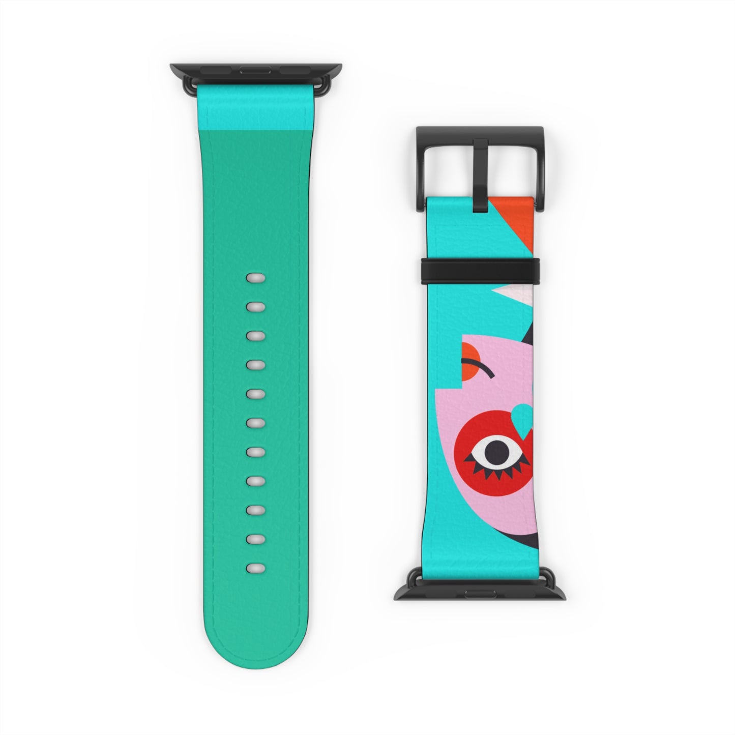 BLUE & GREEN APPLE® WATCH BAND