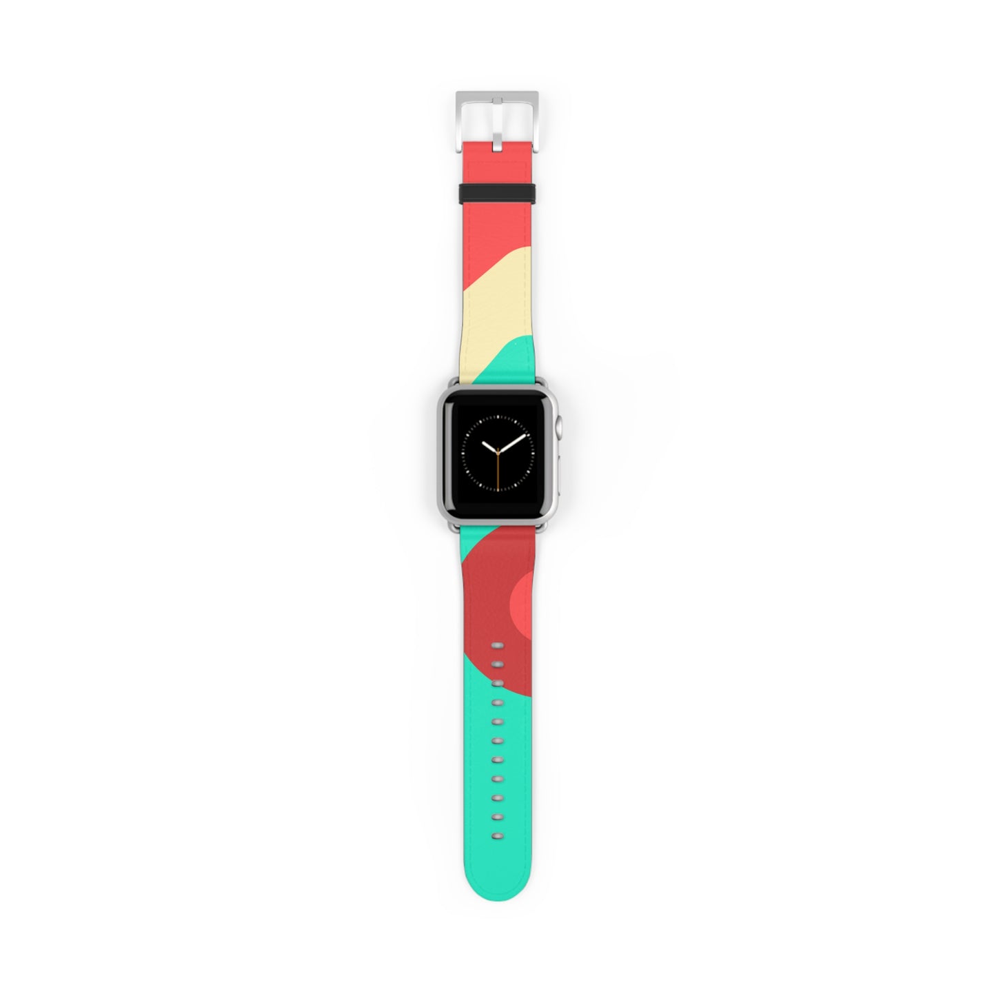 BLUE & RED APPLE® WATCH BAND
