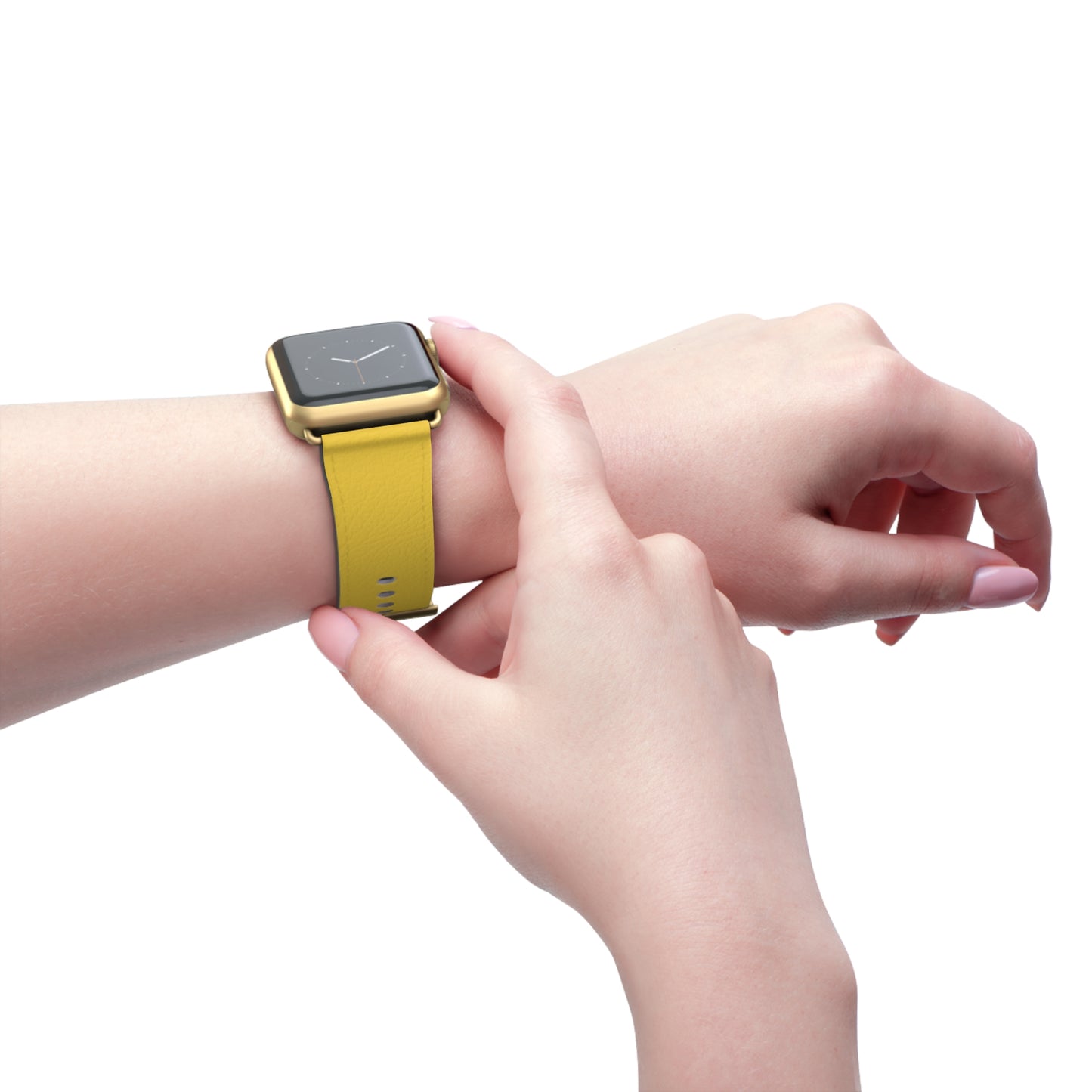 YELLOW APPLE® WATCH BAND- PANTONE® 129