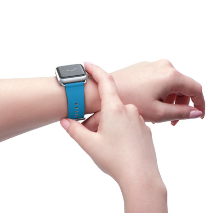Neon Blue Apple®  Watch Band - Pantone 801
