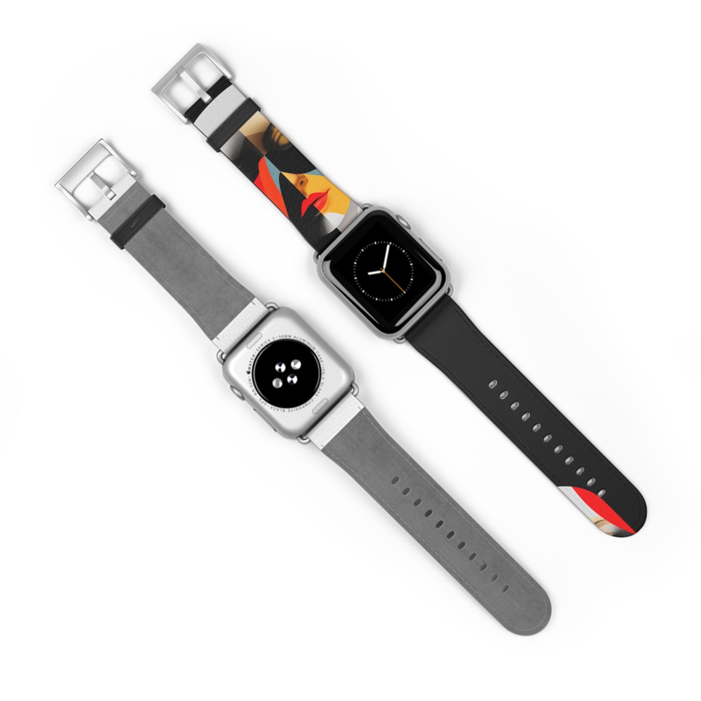 BLACK & RED APPLE® WATCH BAND