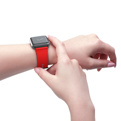 Neon Bright Red Apple®  Watch Band