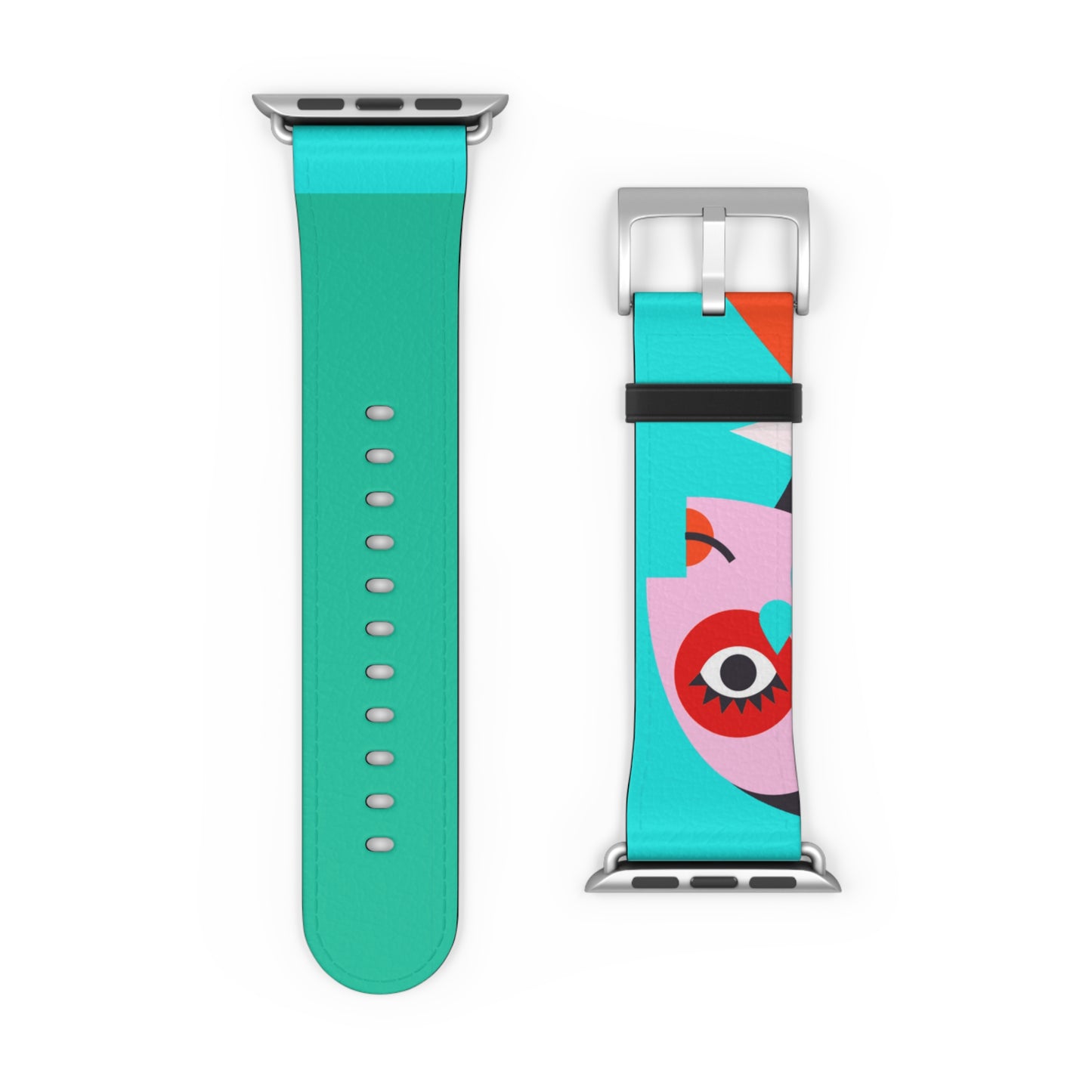 BLUE & GREEN APPLE® WATCH BAND