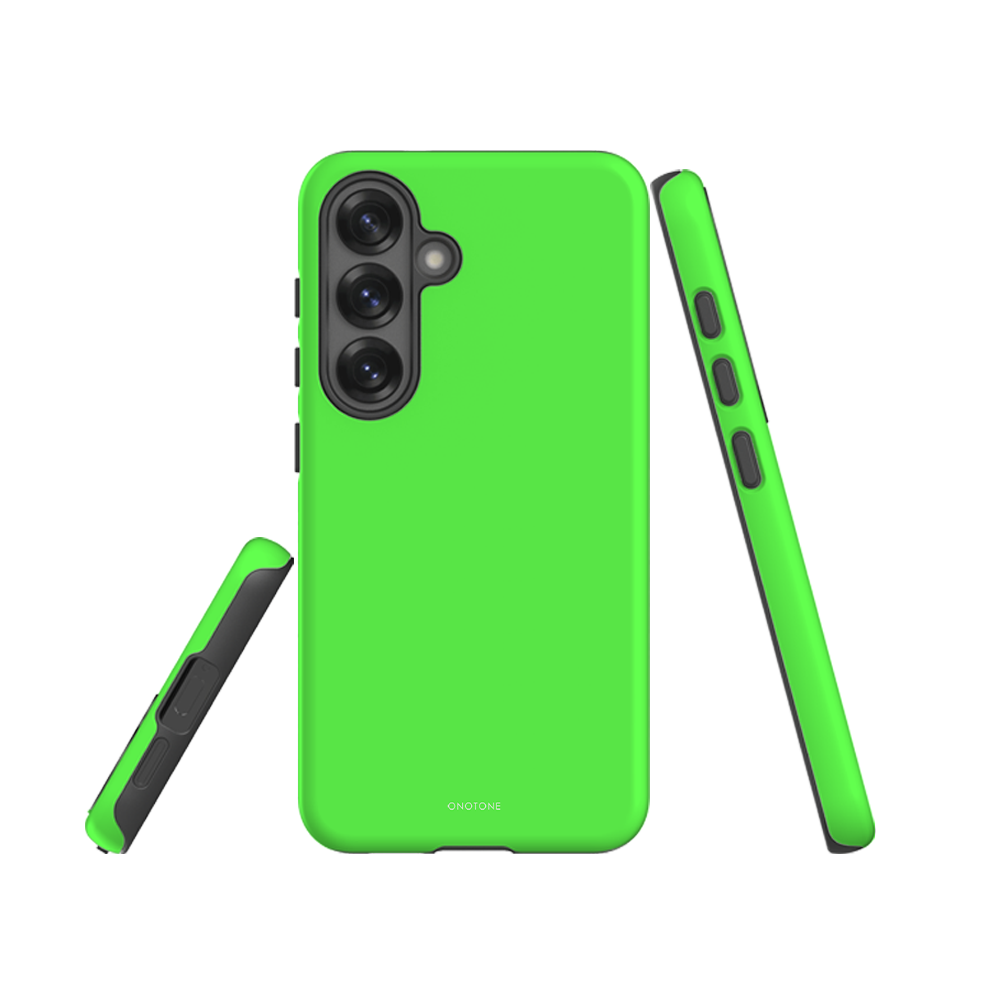 NEON GREEN SAMSUNG GALAXY CASE - PANTONE GREEN GEKO