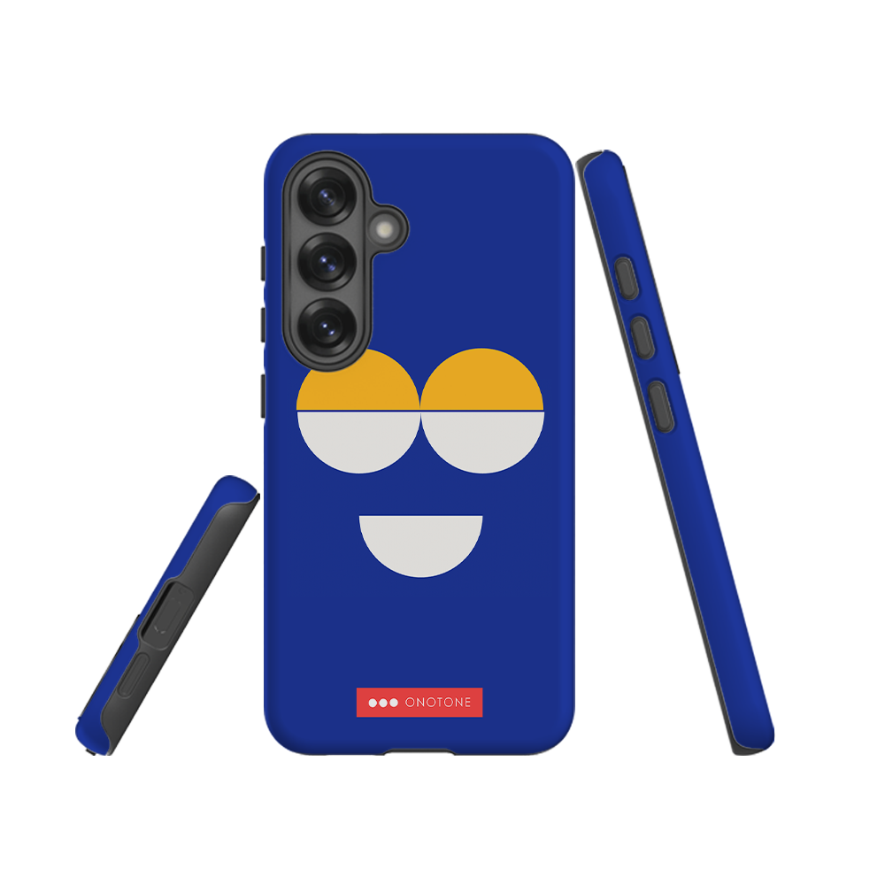 Double Layer Protection Blue Modern Samsung Galaxy Case