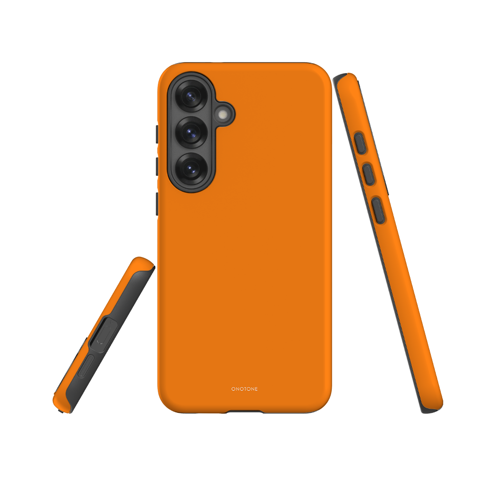BRIGHT ORANGE SAMSUNG GALAXY CASE