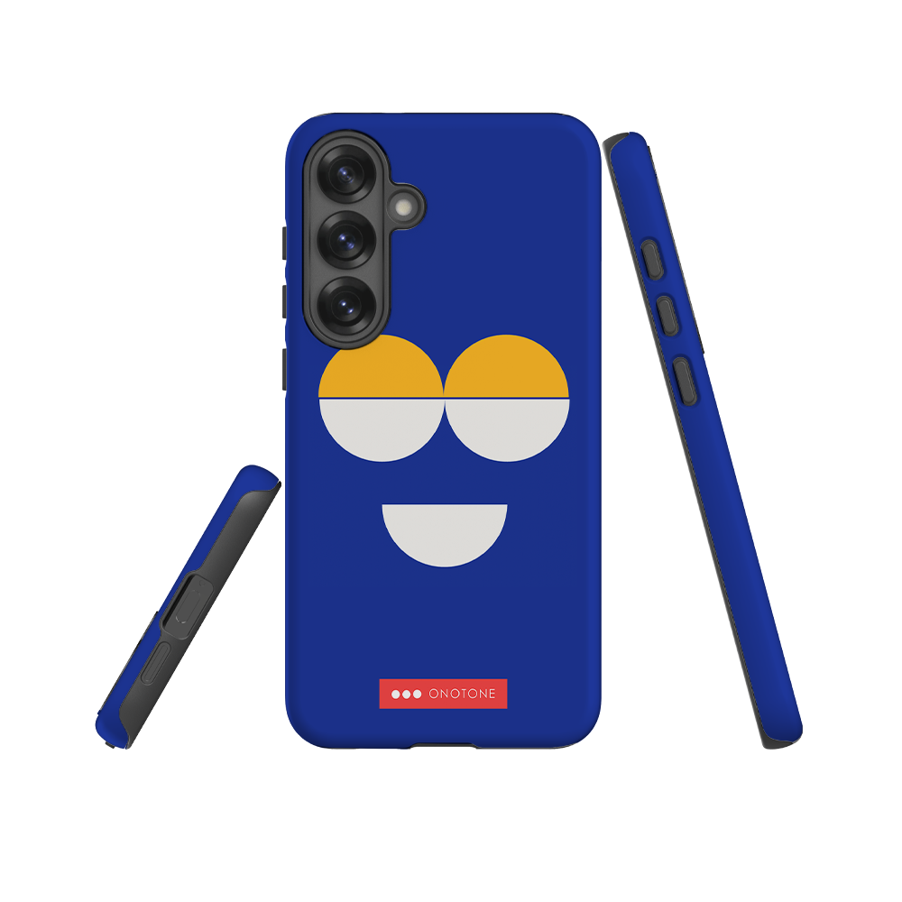Double Layer Protection Blue Modern Samsung Galaxy Case