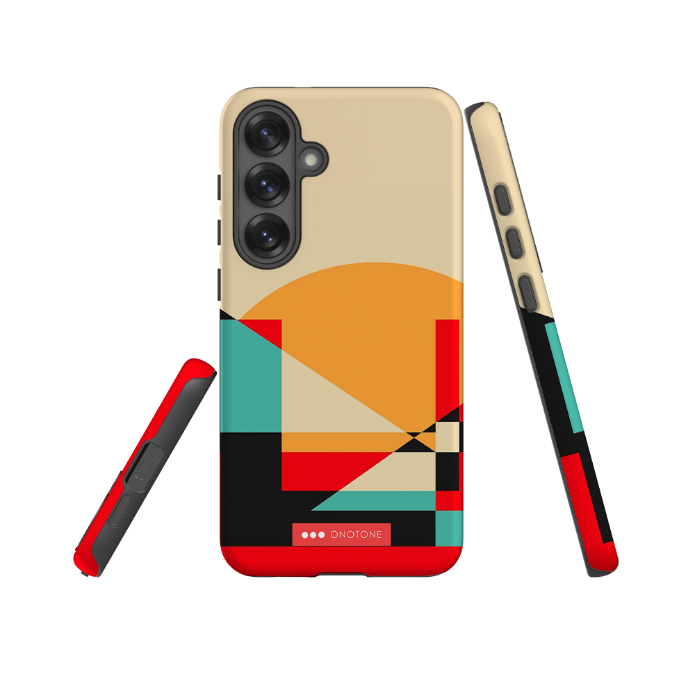 Double Layer Protection Mid Century Samsung Galaxy Case