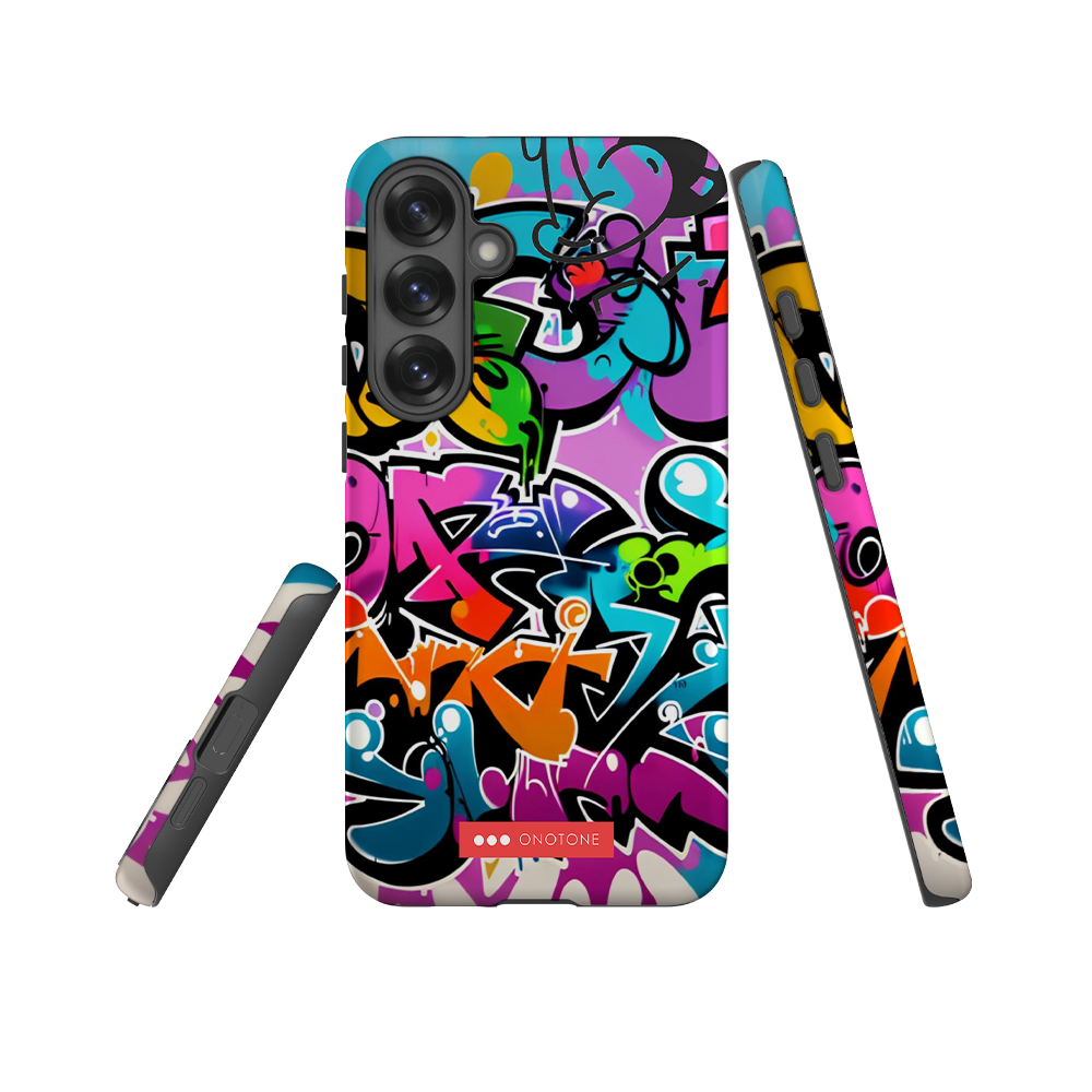 Graffiti Art Samsung Galaxy Phone Case Glossy / Samsung Galaxy S25 Plus Graffiti Art Samsung Galaxy Phone Case Glossy / Samsung Galaxy S25 Plus