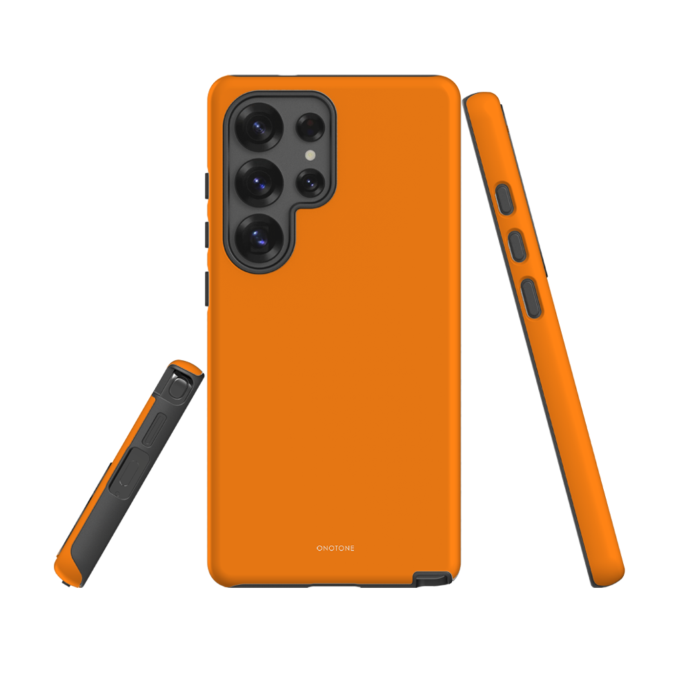 BRIGHT ORANGE SAMSUNG GALAXY CASE