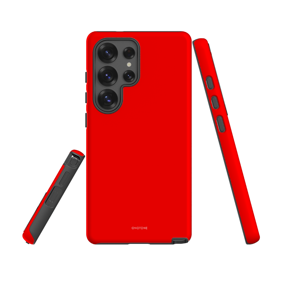 NEON BRIGHT RED SAMSUNG GALAXY CASE