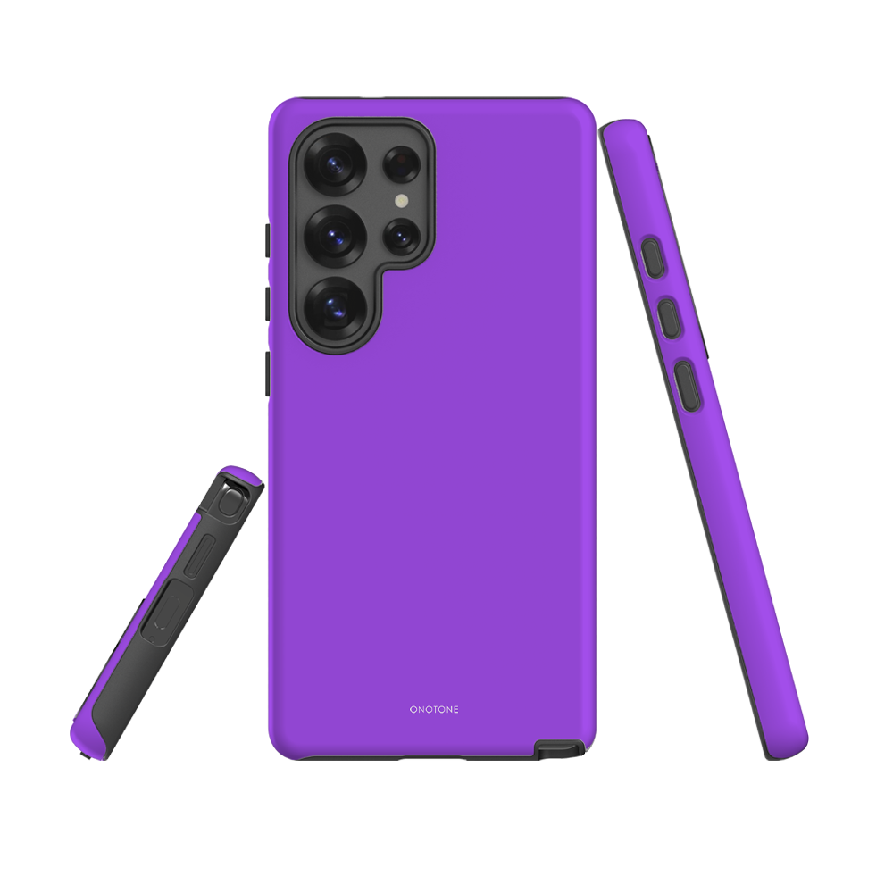 NEON ELECTRIC PURPLE SAMSUNG GALAXY CASE