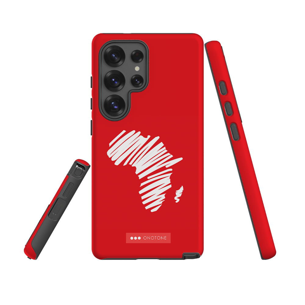 Double Layer Protection Red Africa Samsung Galaxy Case