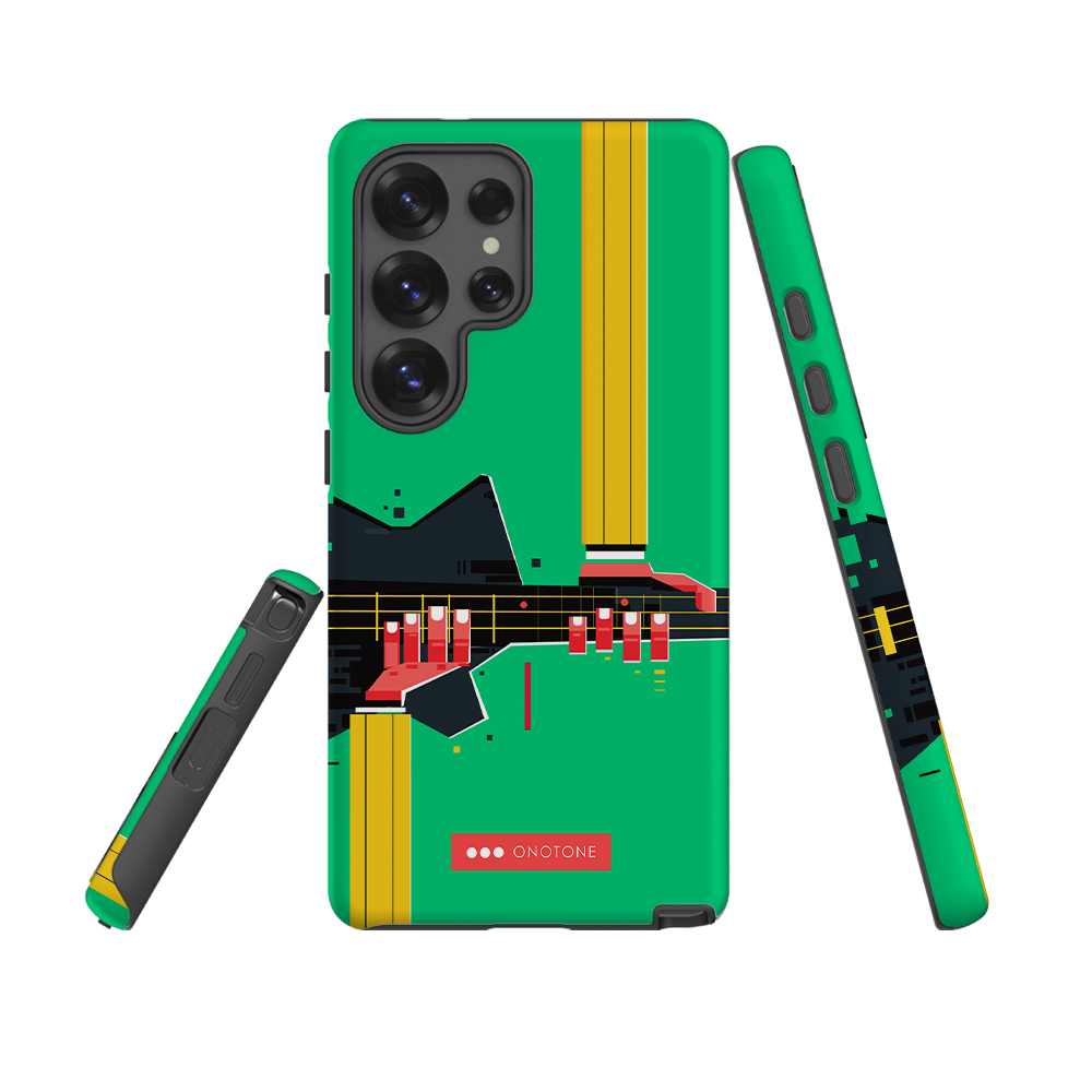 Double Layer Protection Green Modern Samsung Galaxy Case